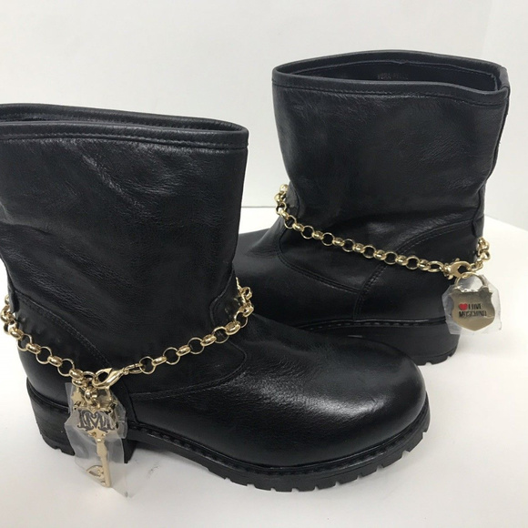 love moschino biker boots